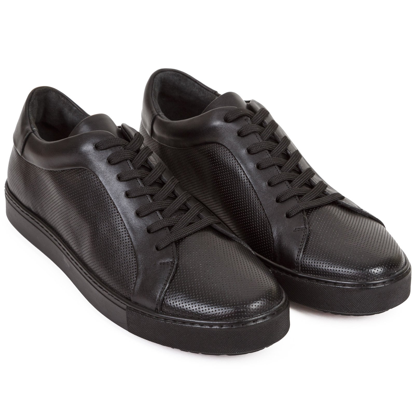 Seth Perforated Leather Sneakers 