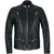 L-Koji Green Leather Biker Jacket