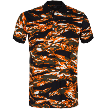 T-Coy Bright Camo Print Polo