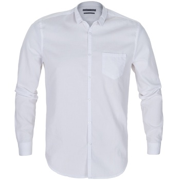 Geometric Weave Small Collar Shirt