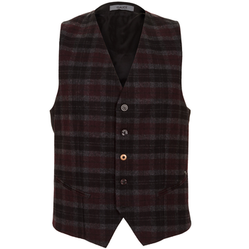 Tartan Check Casual Waistcoat