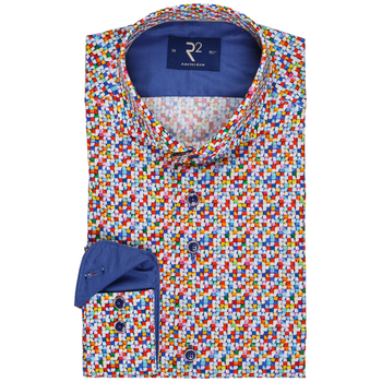 Mosaic Print Dress Shirt