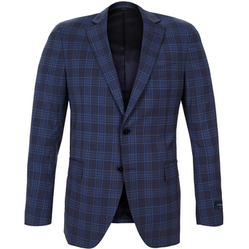 Luxury Stretch Wool Bold Check Suit