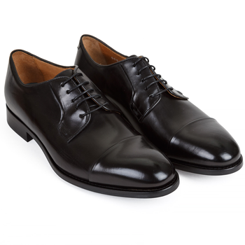 Ernest Black Calf Toecap Derby Dress Shoe