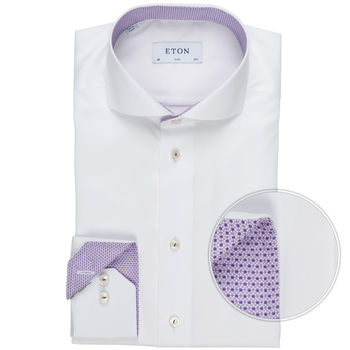 Slim Fit Luxury Cotton Twill Dress Shirt