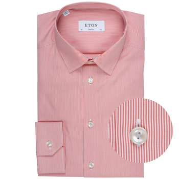 Super Slim Fit Pin Stripe Dress Shirt