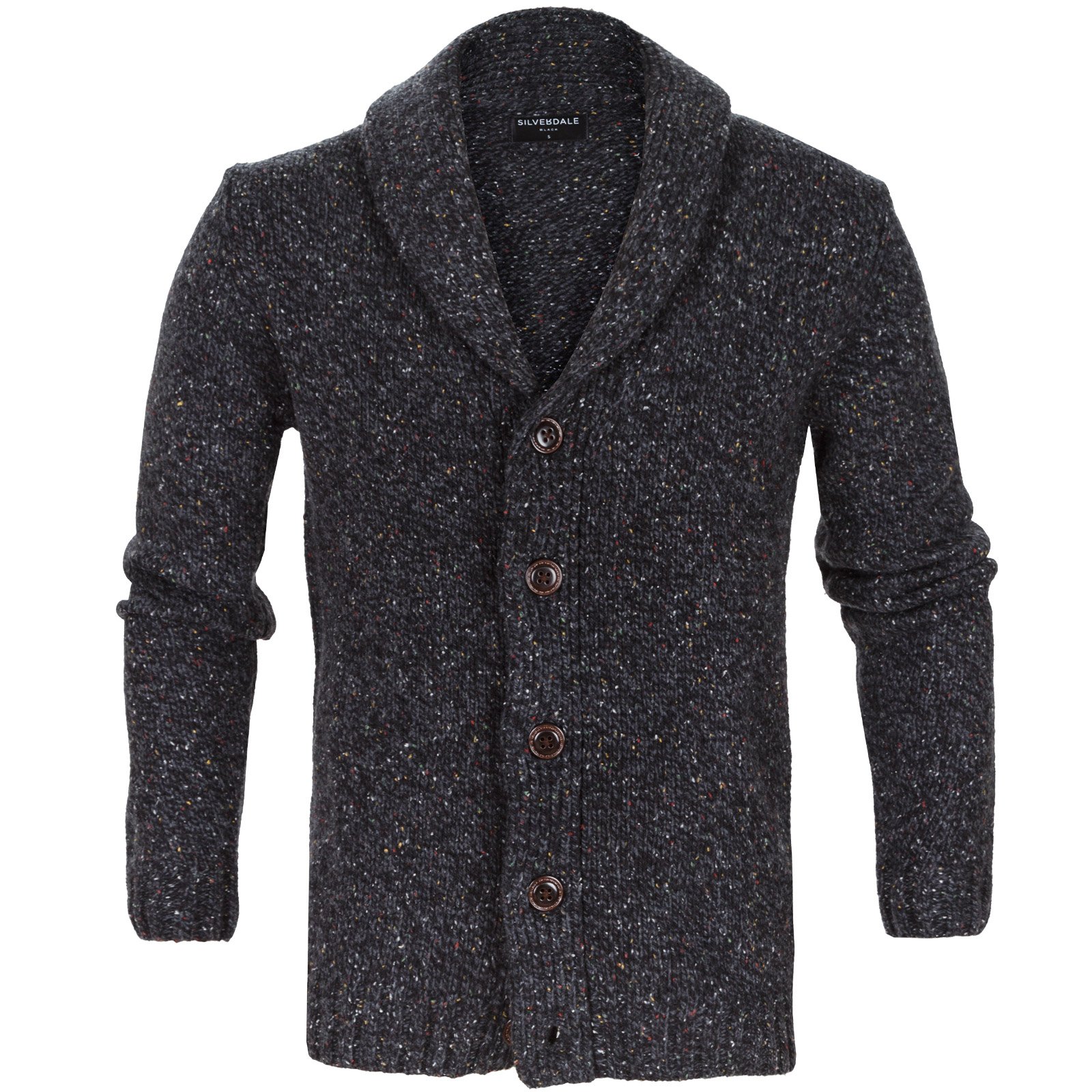 Chunky Knit Shawl Collar Cardigan - Knitwear : FA2 Online Outlet Store ...