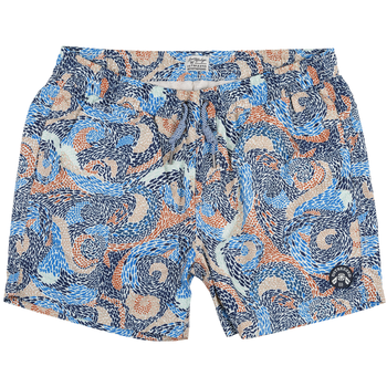 Fish Print Swim Shorts