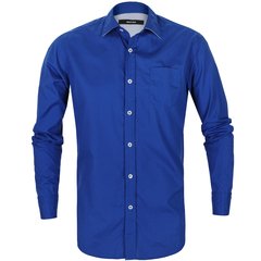 Hombre Slim Fit Poplin Casual Shirt-shirts-FA2 Online Outlet Store