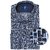 Luxury Cotton Painted Blocks Print Dress Shirt