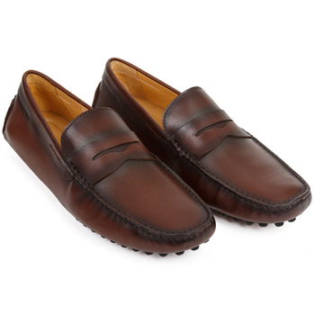 Todd Leather Slipon Loafer Driving Shoe