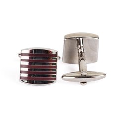 Inlay Stripe Cufflinks-accessories-FA2 Online Outlet Store