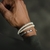 Polished Steel Icon Cuff Bracelet