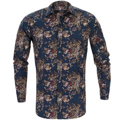 Slim Fit Zephyr Floral Print Casual Shirt-shirts-FA2 Online Outlet Store
