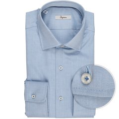 Turquoise Blue Oxford Cotton Dress Shirt-shirts-FA2 Online Outlet Store