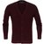 Slim Fit Plum Fine Wool Cardigan