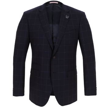 Beta Window Pane Check Suit