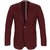 Beta Burgundy Stretch Cotton Blazer
