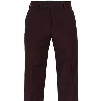 Jack Skinny Fit Burgundy Dress Trousers