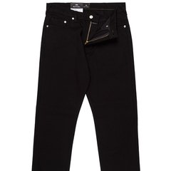 Taper Fit Black Stretch Denim Jeans-jeans-FA2 Online Outlet Store