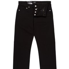 Standard Fit Black Stretch Denim Jeans-jeans-FA2 Online Outlet Store