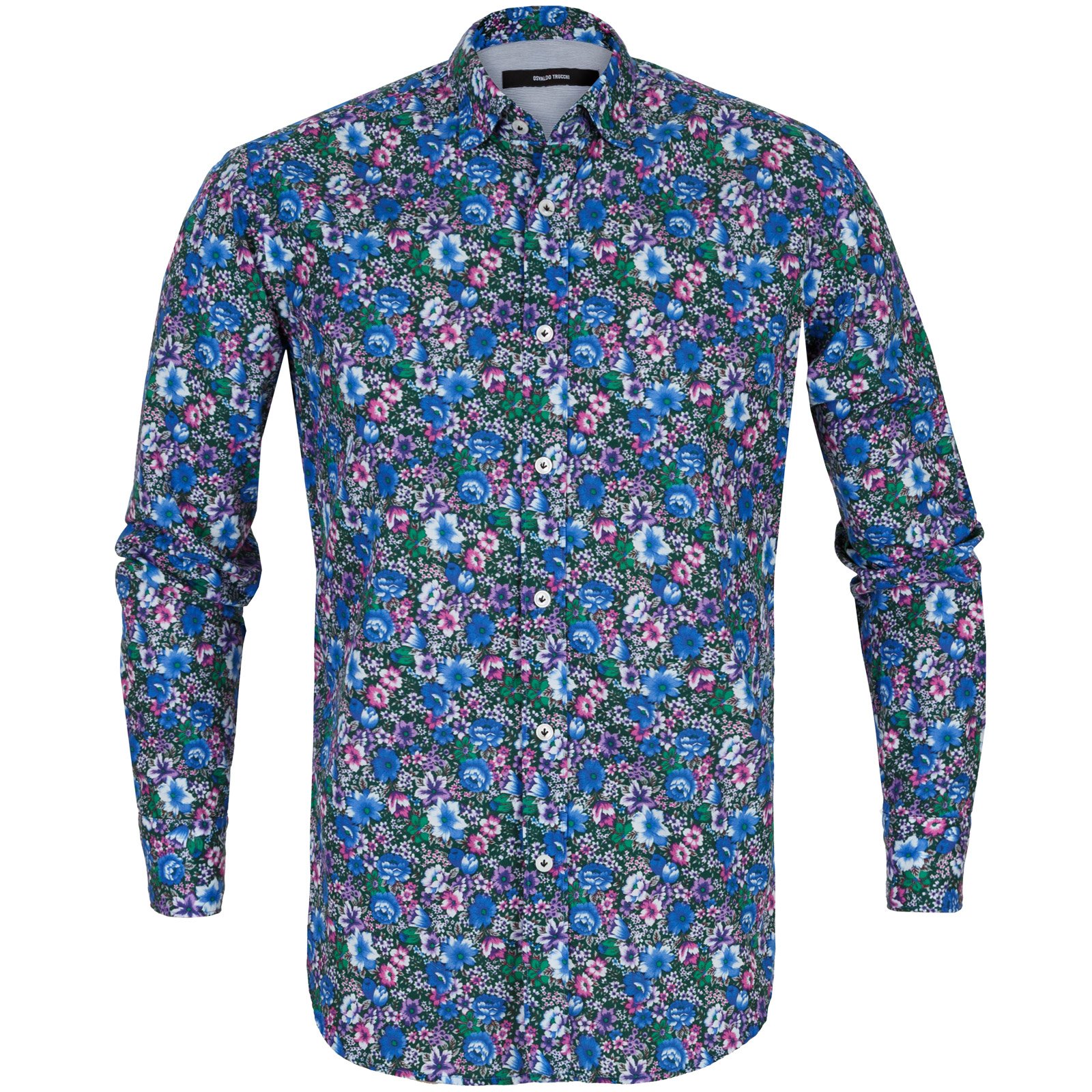 Job Slim Fit Floral Light Cotton Shirt - Shirts-Casual : FA2 Online ...