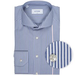 Slim Fit Luxury Cotton Detail Stripe Shirt-shirts-FA2 Online Outlet Store
