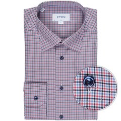 Slim Fit Luxury Cotton Check Shirt-shirts-FA2 Online Outlet Store