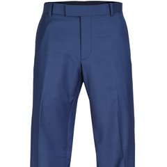 Razor Light Blue Wool Dress Trouser-casual & dress trousers-FA2 Online Outlet Store