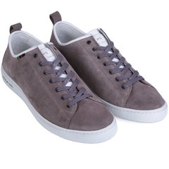 Miyata Grey Suede Leather Sneakers-shoes & boots-FA2 Online Outlet Store
