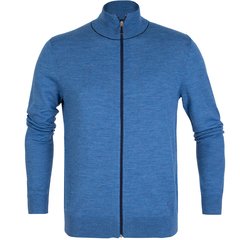 Fine Merino Zip-up Cardigan-knitwear-FA2 Online Outlet Store