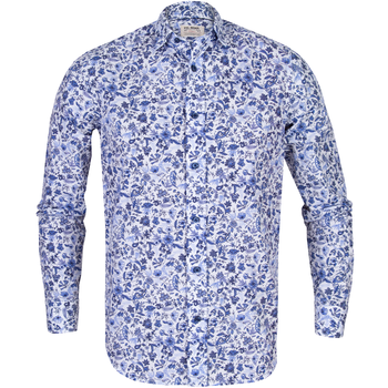 Treviso Floral Print Casual Cotton Shirt