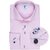 Luxury Cotton Twill Dress Shirt With Floral Trim