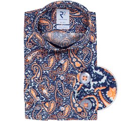Luxury Cotton Paisley Print Shirt-shirts-FA2 Online Outlet Store