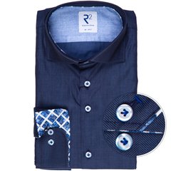 Luxury Cotton Herringbone Weave Dress Shirt-shirts-FA2 Online Outlet Store
