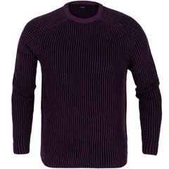 Crew Neck 2-Tone Rib Pullover-knitwear-FA2 Online Outlet Store
