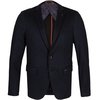 Slim Fit Geometric Pattern Jersey Knit Blazer-jackets & blazers-FA2 Online Outlet Store