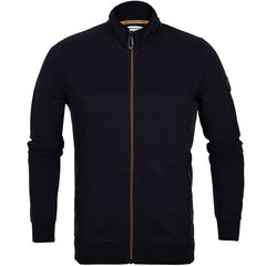 Zip-Up Rib Panel & Sleeves Sweatshirt Jacket-casual jackets-FA2 Online Outlet Store