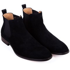 Jake Black Suede Chelsea Boots-shoes & boots-FA2 Online Outlet Store