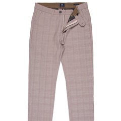 Slim Fit Fonda Stretch Multi-Colour Check Trousers-casual & dress trousers-FA2 Online Outlet Store