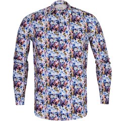 Roma Watercolour Floral Casual Cotton Shirt-shirts-FA2 Online Outlet Store