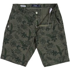 Slim Fit Dakota Flower Print Cotton Shorts-shorts-FA2 Online Outlet Store
