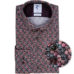 Spots Print Luxury Cotton Dress Shirt-shirts-FA2 Online Outlet Store