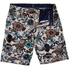 Charlie Flower Print Stretch Cotton Shorts-shorts-FA2 Online Outlet Store