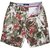 Floral Linen/Cotton Drawstring Shorts