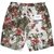 Floral Linen/Cotton Drawstring Shorts