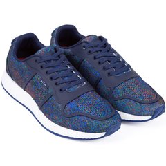 Milo Navy Oil Slick Knit Trainer-shoes & boots-FA2 Online Outlet Store