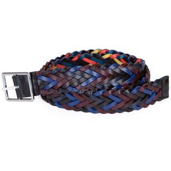 Reversible Multi-coloured Plaited Leather Belt-gifts-FA2 Online Outlet Store