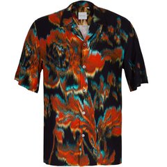 Disrupted Rose Print Casual Shirt-shirts-FA2 Online Outlet Store