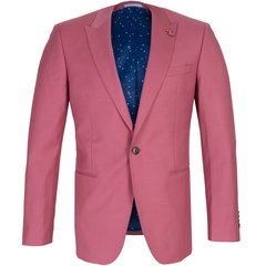 Ionic Salmon Pink Wool Dress Jacket-dress jackets-FA2 Online Outlet Store